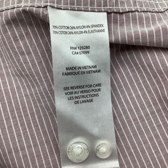 Travis Mathew Mens Long Sleeve Button Up Shirt Size Large - Picture 7 of 8